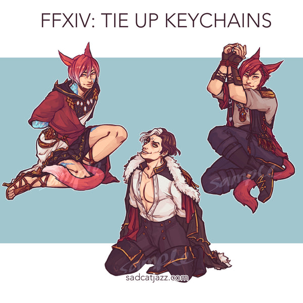 FFXIV: Tie-Up Keychains
